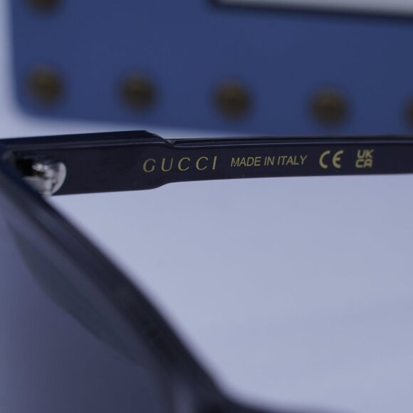Gucci GG0495SA 001 Square Sunglasses - Black - Picture 5 of 8